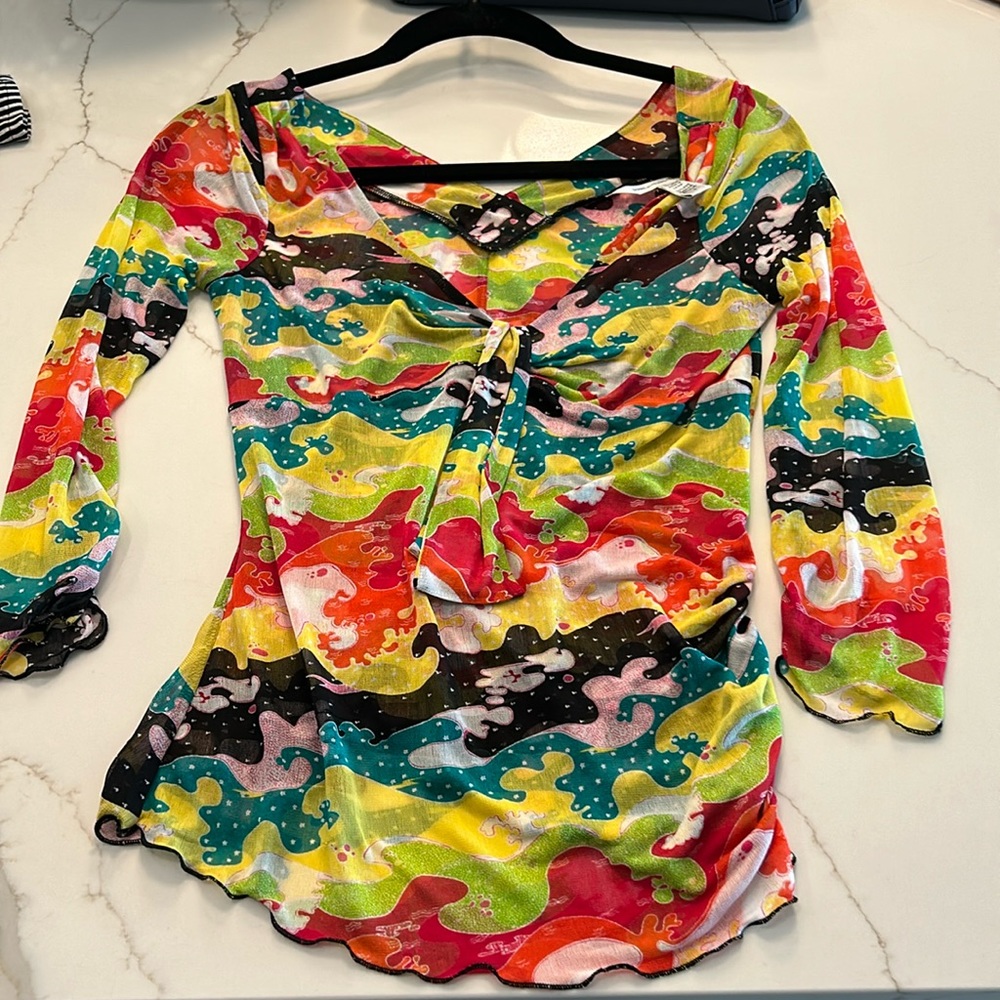 Like new Diane von Furstenberg multicolored top